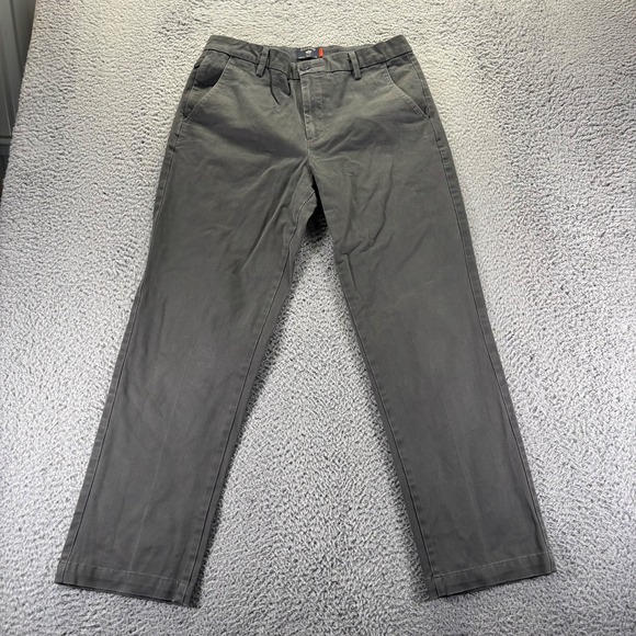 Dockers Chino Pants 32x30 Gray Cotton Smart 360 Flex Straight Fit Workwear - Picture 1 of 11